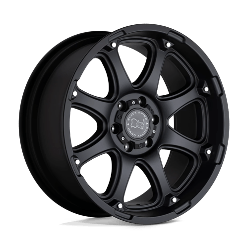Black Rhino GLAMIS Matte Black 17x9 -12 5x127mm 78.1mm - Wheelwiz
