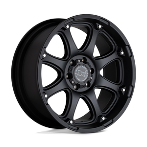 Black Rhino GLAMIS Matte Black 22x14 -74 8x180mm 125.1mm - WheelWiz