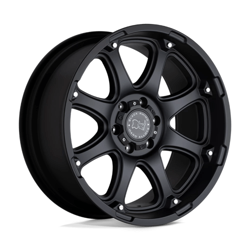 Black Rhino GLAMIS Matte Black 20x12 -44 6x139.7mm 112.1mm - WheelWiz