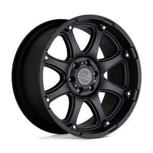 Black Rhino GLAMIS Matte Black 17x9 -12 8x170mm 125.1mm - Wheelwiz