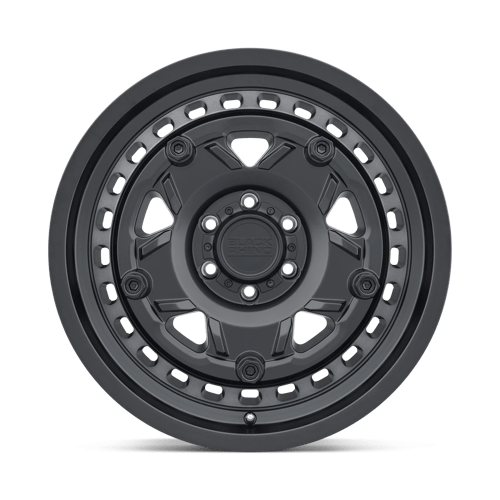 Black Rhino GRANGE Matte Black W/ Machined Tint Ring 17x8.5 -18 5x127mm 71.5mm - WheelWiz