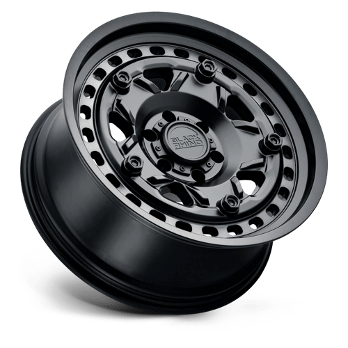 Black Rhino GRANGE Matte Black W/ Machined Tint Ring 18x9 +6 8x180mm 125.1mm - WheelWiz