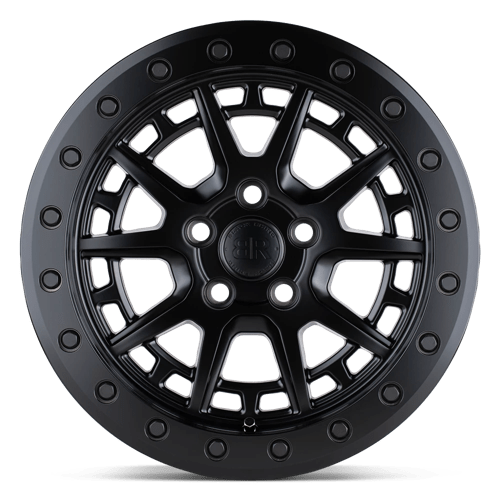 Black Rhino GRAVEL BEADLOCK Matte Black 15x7 +15 5x100mm 72.6mm - WheelWiz