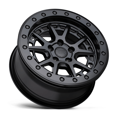 Black Rhino GRAVEL BEADLOCK Matte Black 15x7 +15 5x100mm 72.6mm - WheelWiz