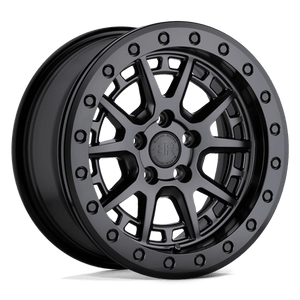 Black Rhino GRAVEL BEADLOCK Matte Black 15x7 +15 5x100mm 72.6mm - WheelWiz