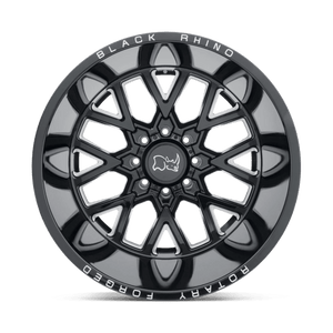 Black Rhino GRIMLOCK Gloss Black & Milled 24x14 -76 8x180mm 125.1mm - Wheelwiz