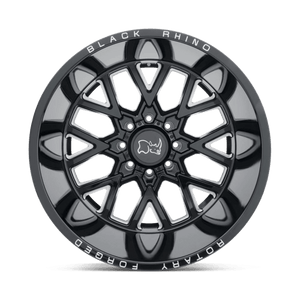 Black Rhino GRIMLOCK Gloss Black & Milled 20x9.5 +12 8x180mm 125.1mm - Wheelwiz
