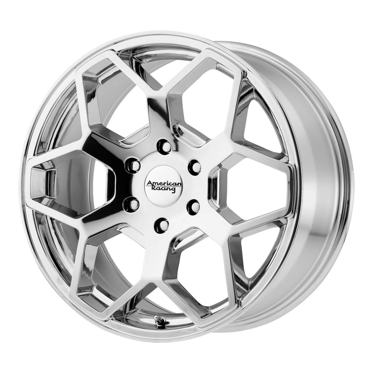 American Racing AR916 Chrome 20x8.5 +15 6x139.7mm 106.1mm - WheelWiz