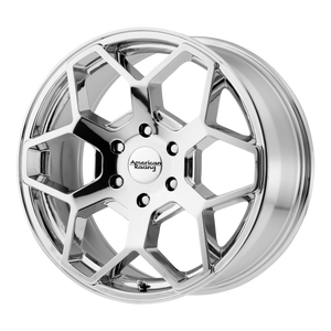 American Racing AR916 Chrome 20x8.5 +15 6x139.7mm 106.1mm - WheelWiz