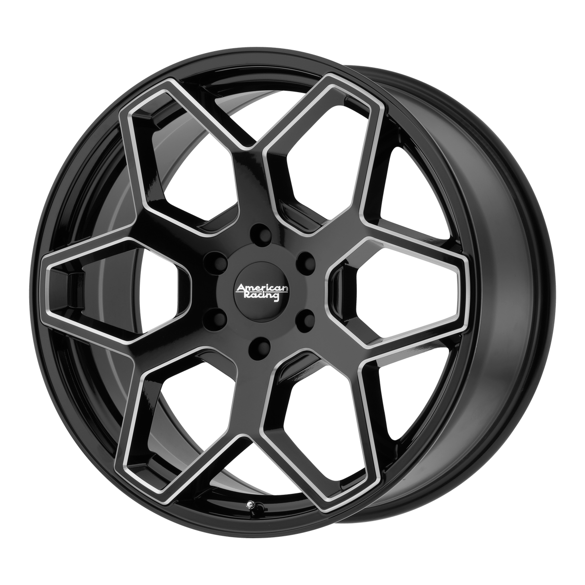 American Racing AR916 Gloss Black Milled 22x9 +35 5x114.3mm 67.1mm - WheelWiz