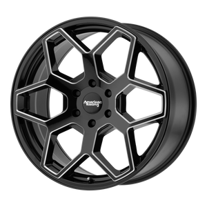 American Racing AR916 Gloss Black Milled 22x9 +35 5x114.3mm 67.1mm - WheelWiz