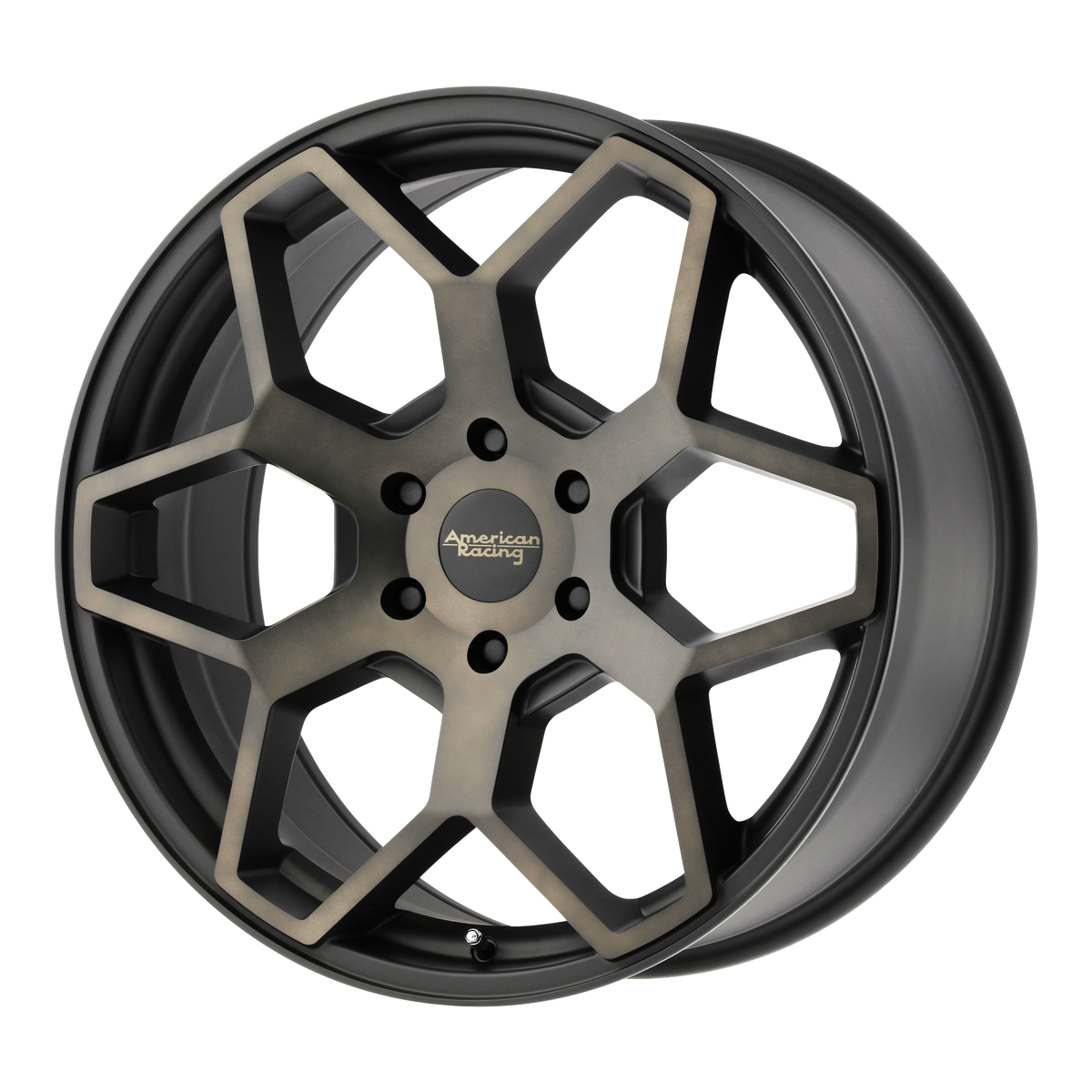 American Racing AR916 Satin Black With Dark Tint Clear Coat 22x9 +35 5x114.3mm 67.1mm - WheelWiz
