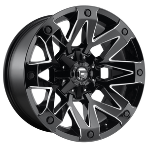 Fuel Offroad D555 AMBUSH Gloss Black Milled 20x9 +01 6x135|6x139.7mm 106.1mm - WheelWiz