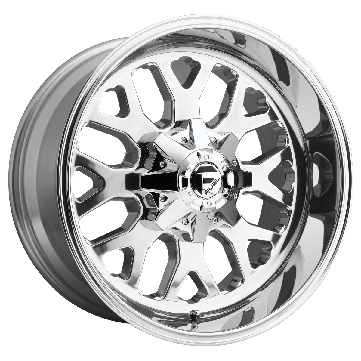 Fuel Offroad D586 TITAN High Luster Polished 20x9 +20 6x135|6x139.7mm 106.1mm - WheelWiz