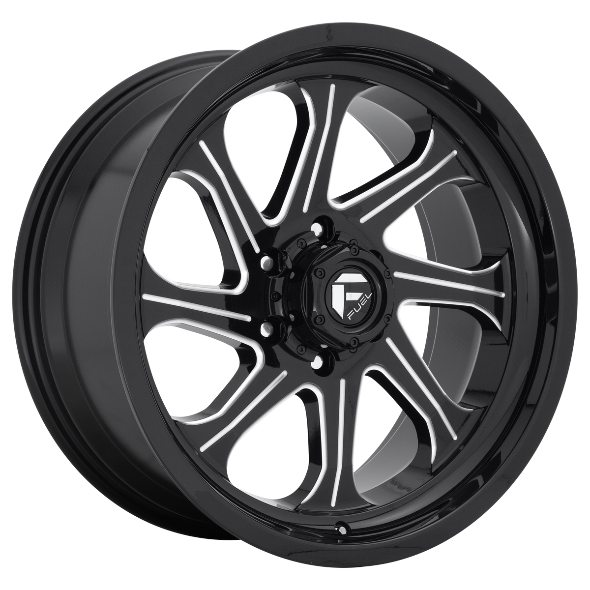 Fuel Offroad D676 SEEKER Gloss Black Milled 20x10 -18 8x170mm 125.1mm - WheelWiz