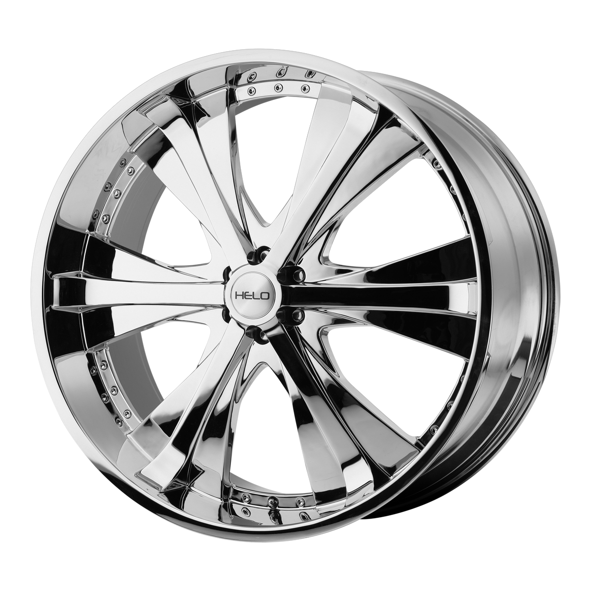 Helo HE869 Chrome 20x9 +15 6x139.7mm 106.1mm - WheelWiz
