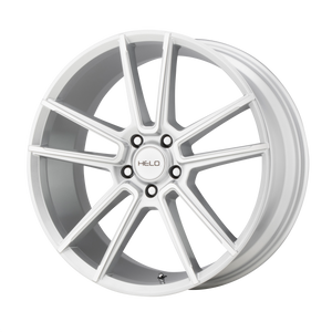 Helo HE911 Silver Machined 18x8 +40 5x112mm 66.6mm - WheelWiz