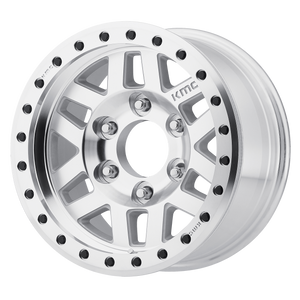 KMC KM228 MACHETE DESERT BEADLOCK Machined 17x8.5 00 8x165.1mm 125.1mm - WheelWiz