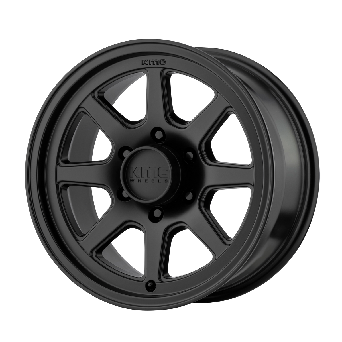 KMC KM301 TURBINE Satin Black 17x9 +18 6x139.7mm 108mm - WheelWiz