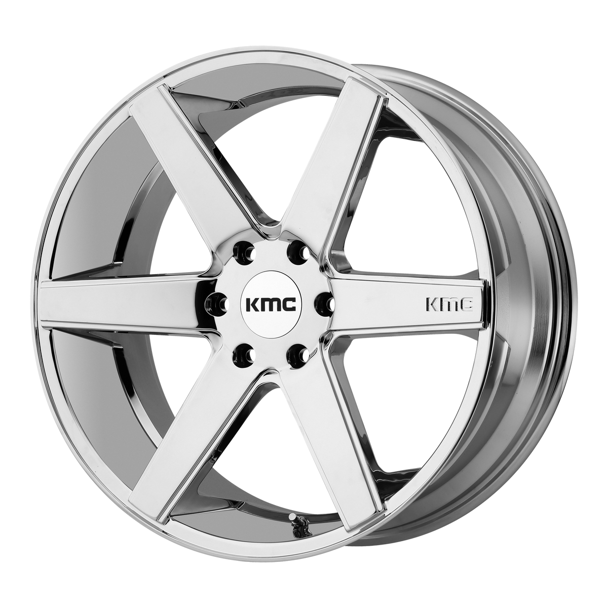 KMC KM704 DISTRICT TRUCK Pvd 20x8.5 +45 6x120mm 66.9mm - WheelWiz