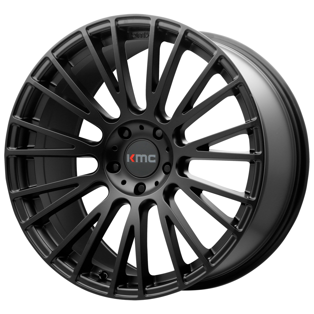 KMC KM706 IMPACT Satin Black 20x8.5 +25 5x120mm 74.1mm - WheelWiz