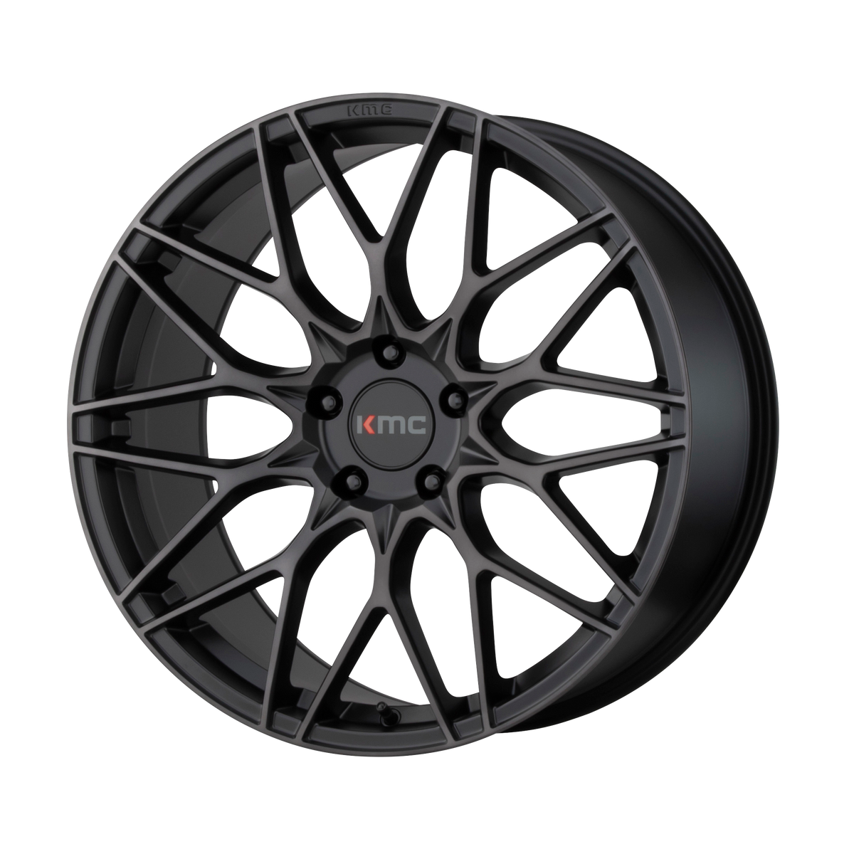 KMC KM713 ALKALINE Phantom Black 20x8.5 +25 5x112mm 66.6mm - WheelWiz