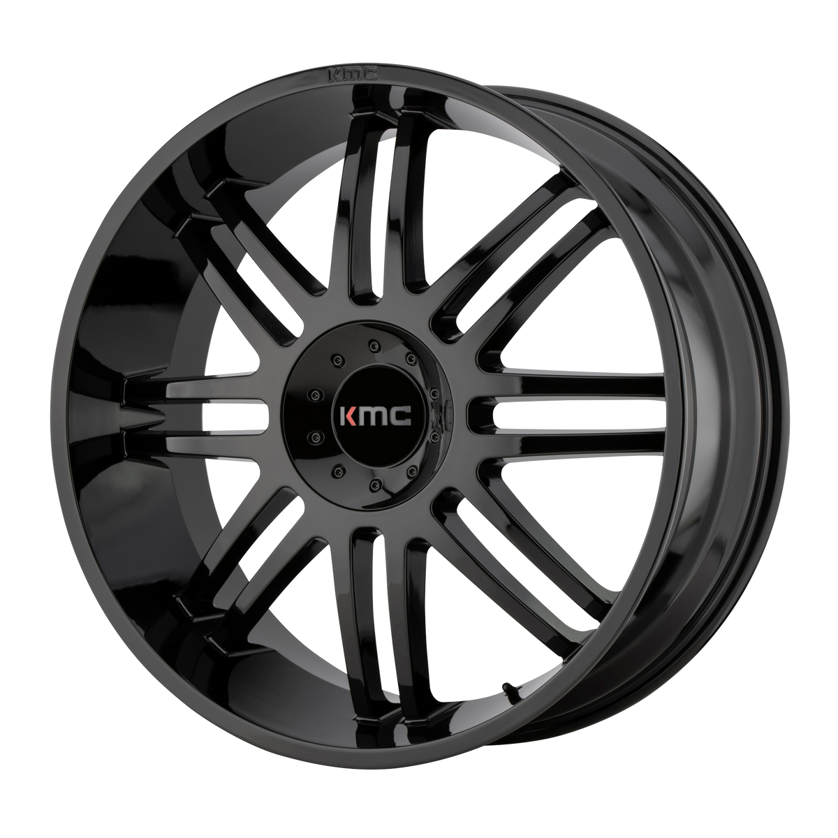 KMC KM714 REGULATOR Gloss Black 24x10 +30 6x135|6x139.7mm 100.3mm - WheelWiz