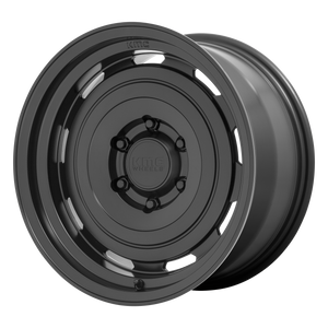 KMC KM720 ROSWELL Satin Black 17x8.5 +18 5x127mm 71.5mm - WheelWiz