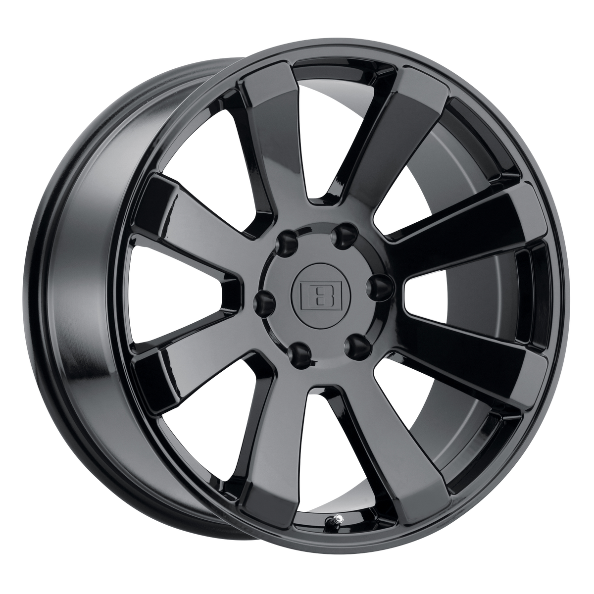 Level 8 ENFORCER Gloss Black 18x9 +09 6x135mm 87.1mm - WheelWiz