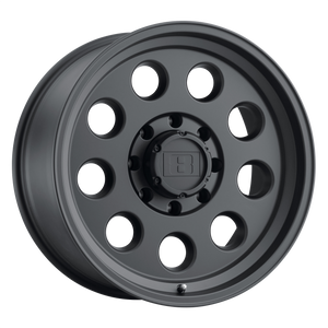 Level 8 HAULER Matte Black 18x9 00 8x170mm 125.1mm - WheelWiz