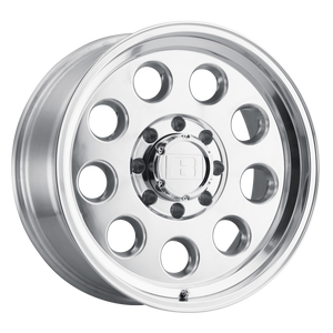 Level 8 HAULER Polished 17x8.5 -6 8x170mm 125.1mm - WheelWiz