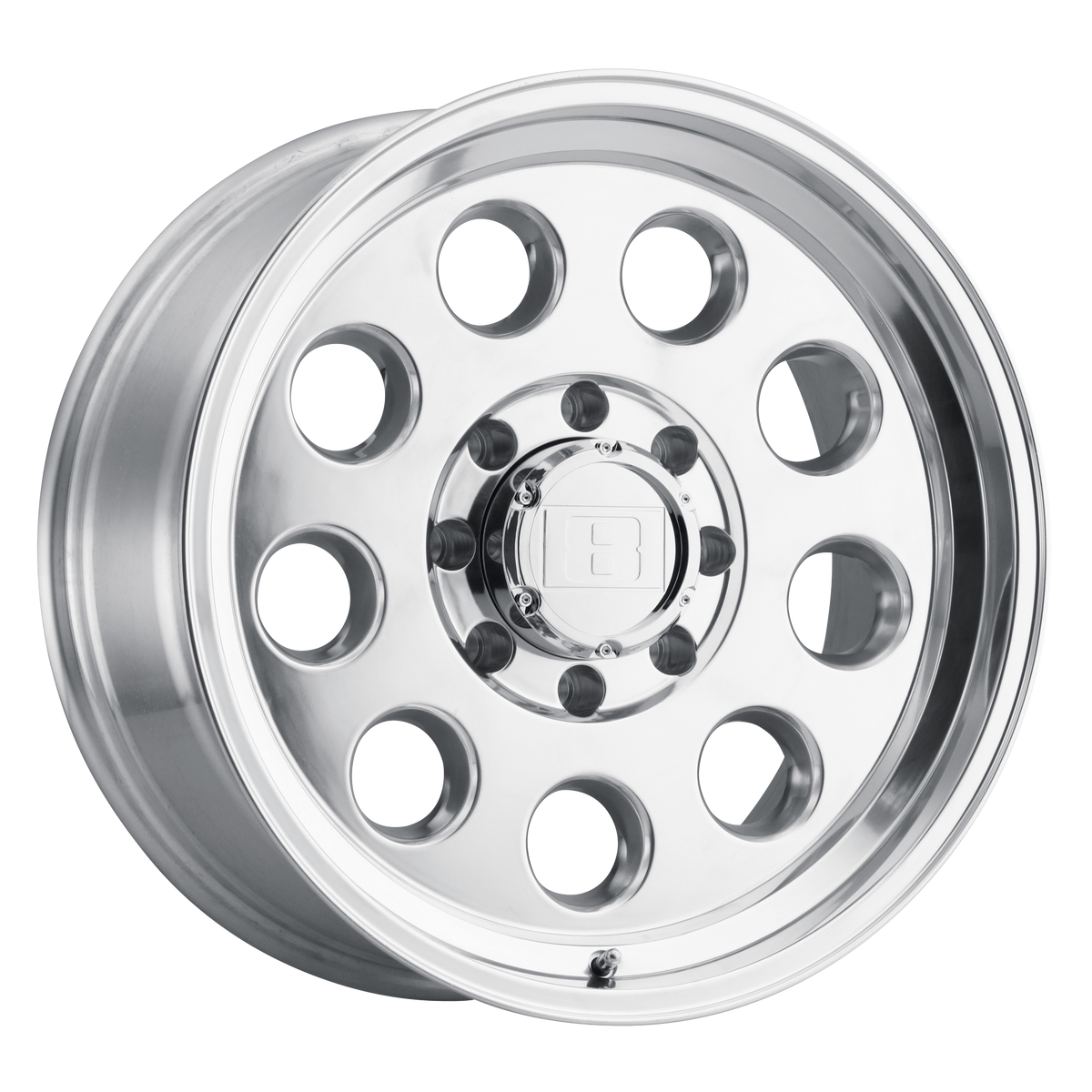 Level 8 HAULER Polished 15x6 00 5x127mm 88.5mm - WheelWiz