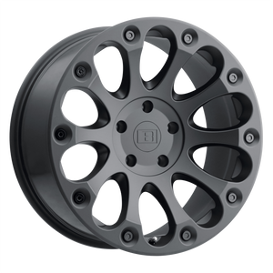 Level 8 IMPACT Matte Black 16x8.5 -6 5x139.7mm 108mm - WheelWiz