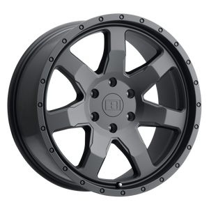 Level 8 SLAM Matte Black 20x9 +09 6x135mm 87.1mm - WheelWiz