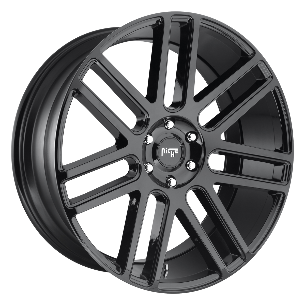 Niche M097 ELAN Gloss Black 20x9 +30 6x135mm 87.1mm - WheelWiz