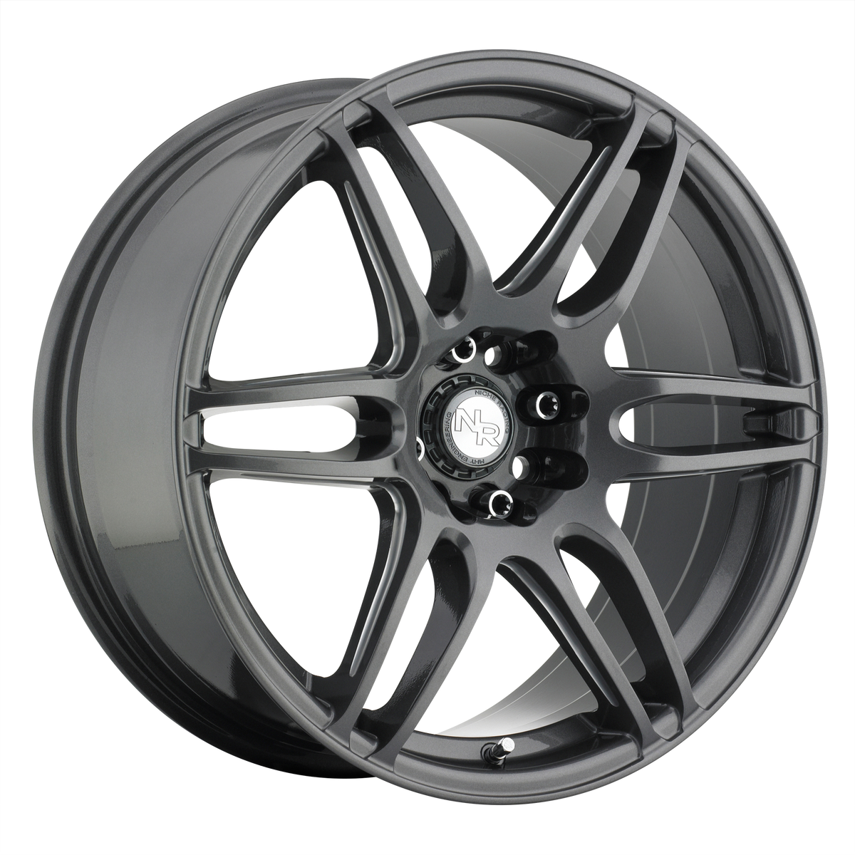 Niche M105 NR6 Matte Gun Metal 17x7.5 +45 5x114.3|5x120mm 72.6mm - WheelWiz