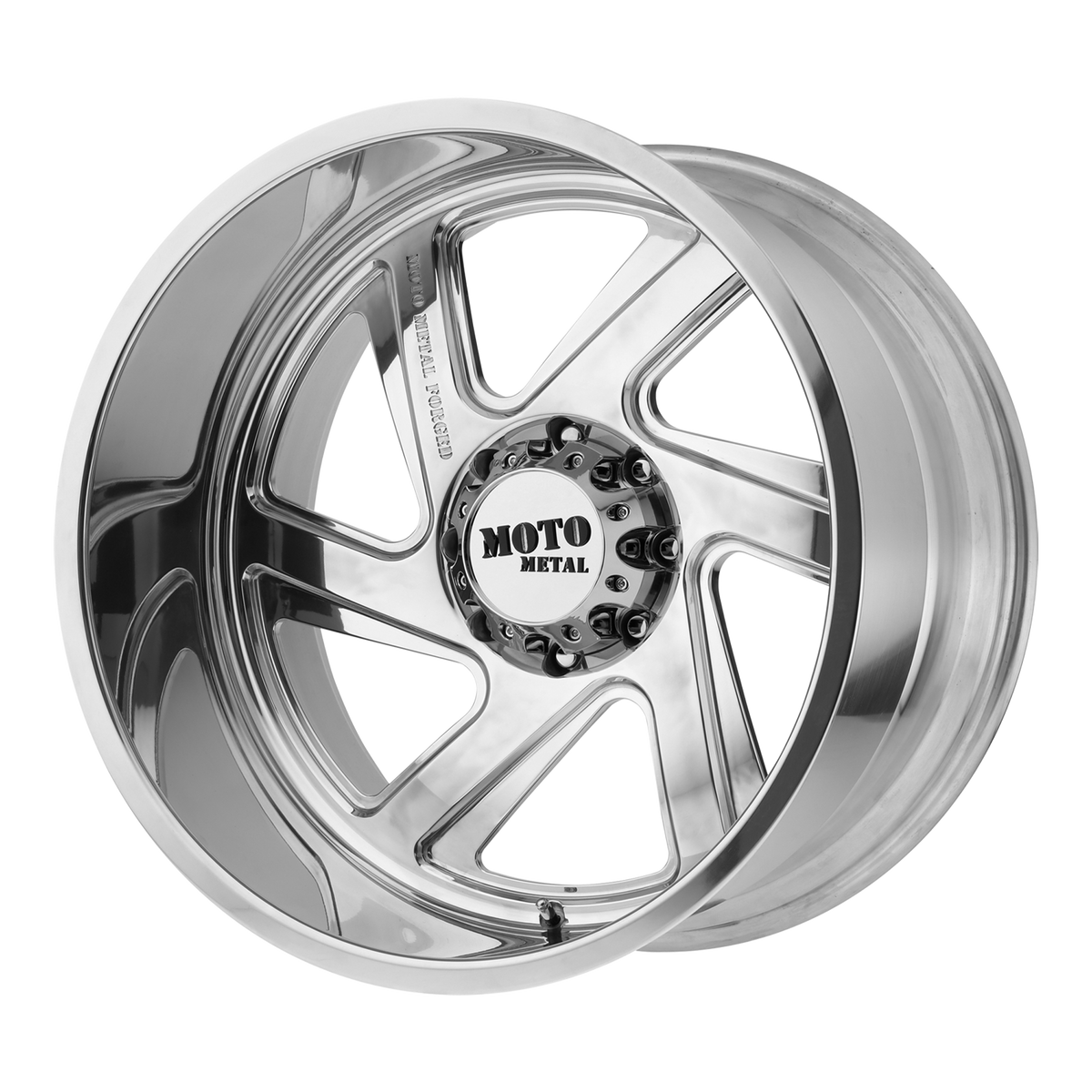 Moto Metal MO400 Polished 22x12 -44 8x170mm 125.1mm - WheelWiz