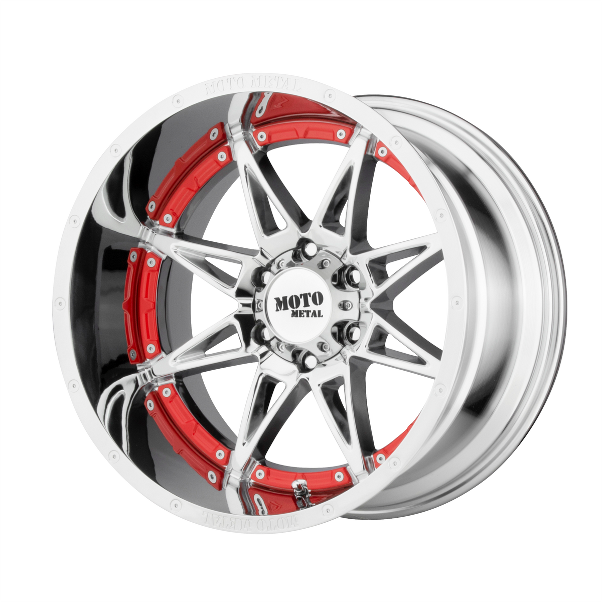 Moto Metal MO993 HYDRA Chrome 20x9 +18 8x180mm 124.2mm - WheelWiz