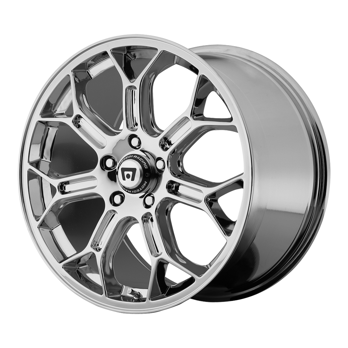 Motegi MR120 TECHNO MESH S Chrome 19x10 +48 5x120.65mm 72.6mm - WheelWiz