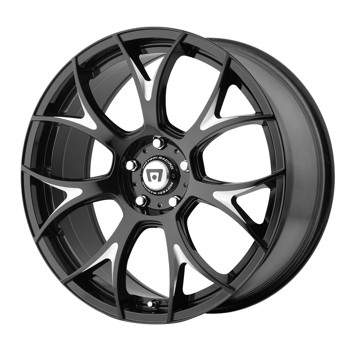 Motegi MR126 Gloss Black With Milled Accents 19x8.5 +40 5x114.3mm 72.6mm - WheelWiz