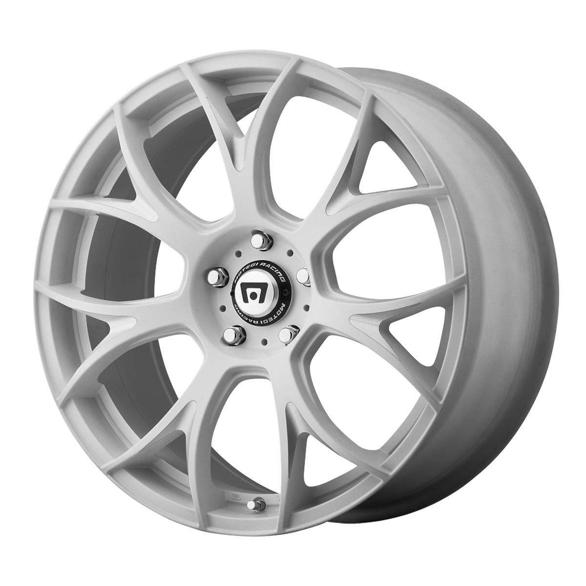 Motegi MR126 Matte White With Milled Accents 20x10 +38 5x120mm 74.1mm - WheelWiz