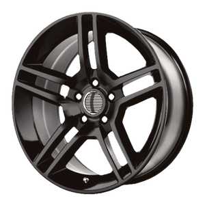 OE Creations PR101 Gloss Black 18x10 +24 5x114.3mm 70.7mm - WheelWiz