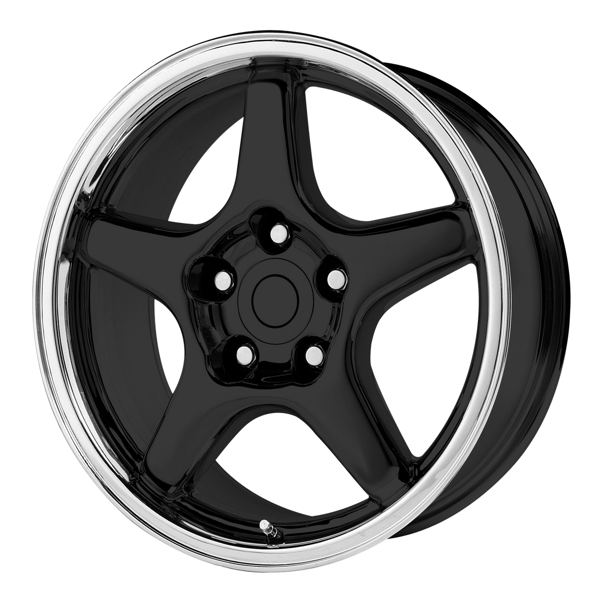 OE Creations PR103 Gloss Black/machined Lip 17x9.5 +56 5x120.65mm 70.7mm - WheelWiz