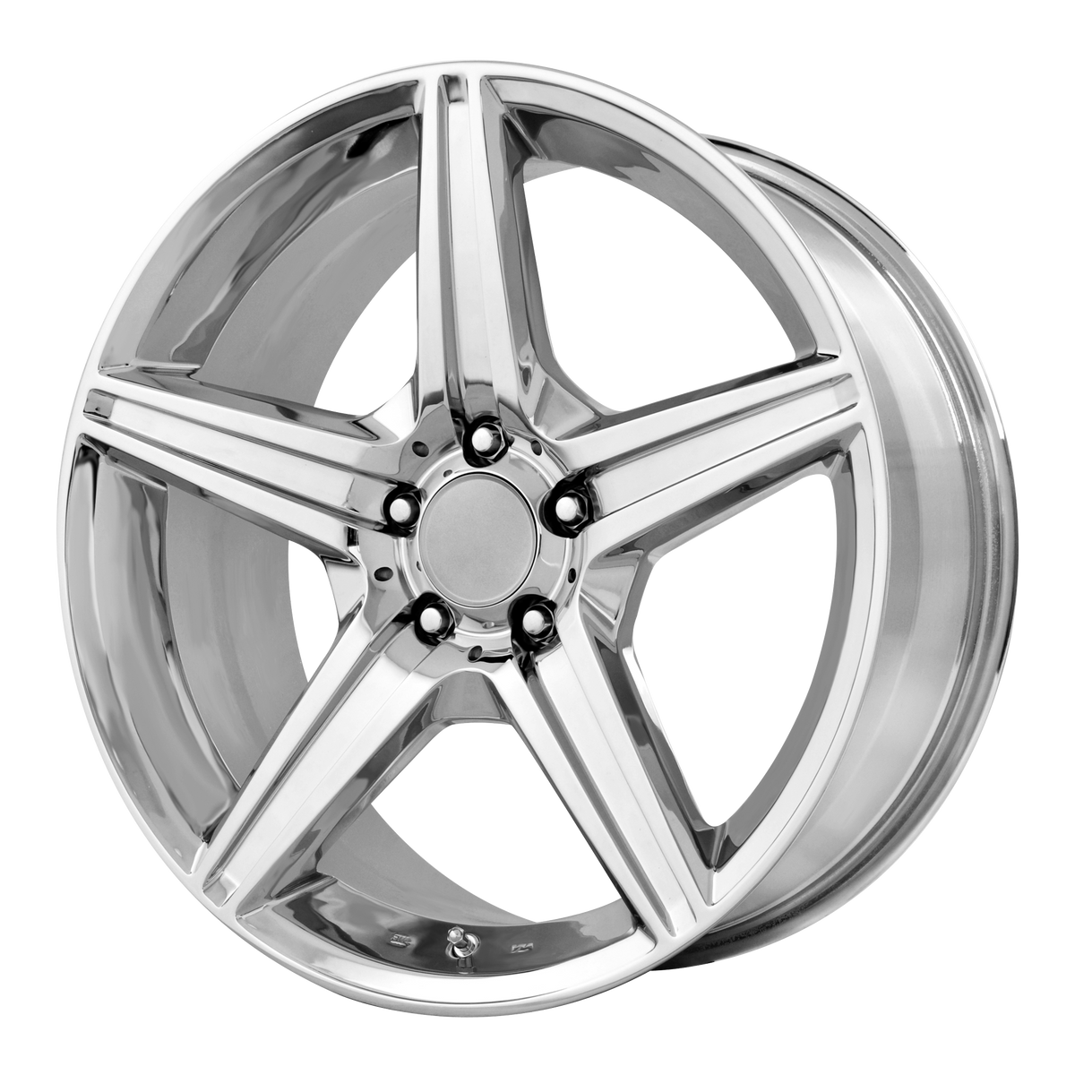 OE Creations PR115 Chrome 19x8.5 +35 5x112mm 66.6mm - WheelWiz