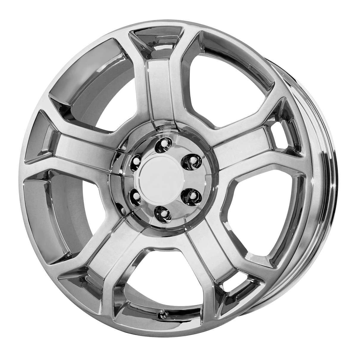 OE Creations PR127 Chrome 22x9 +44 6x135mm 87.1mm - WheelWiz