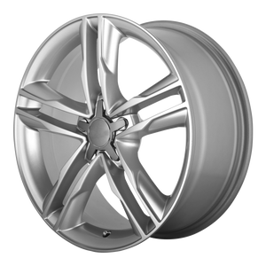 OE Creations PR141 Hyper Silver 18x8 +32 5x112mm 66.6mm - WheelWiz