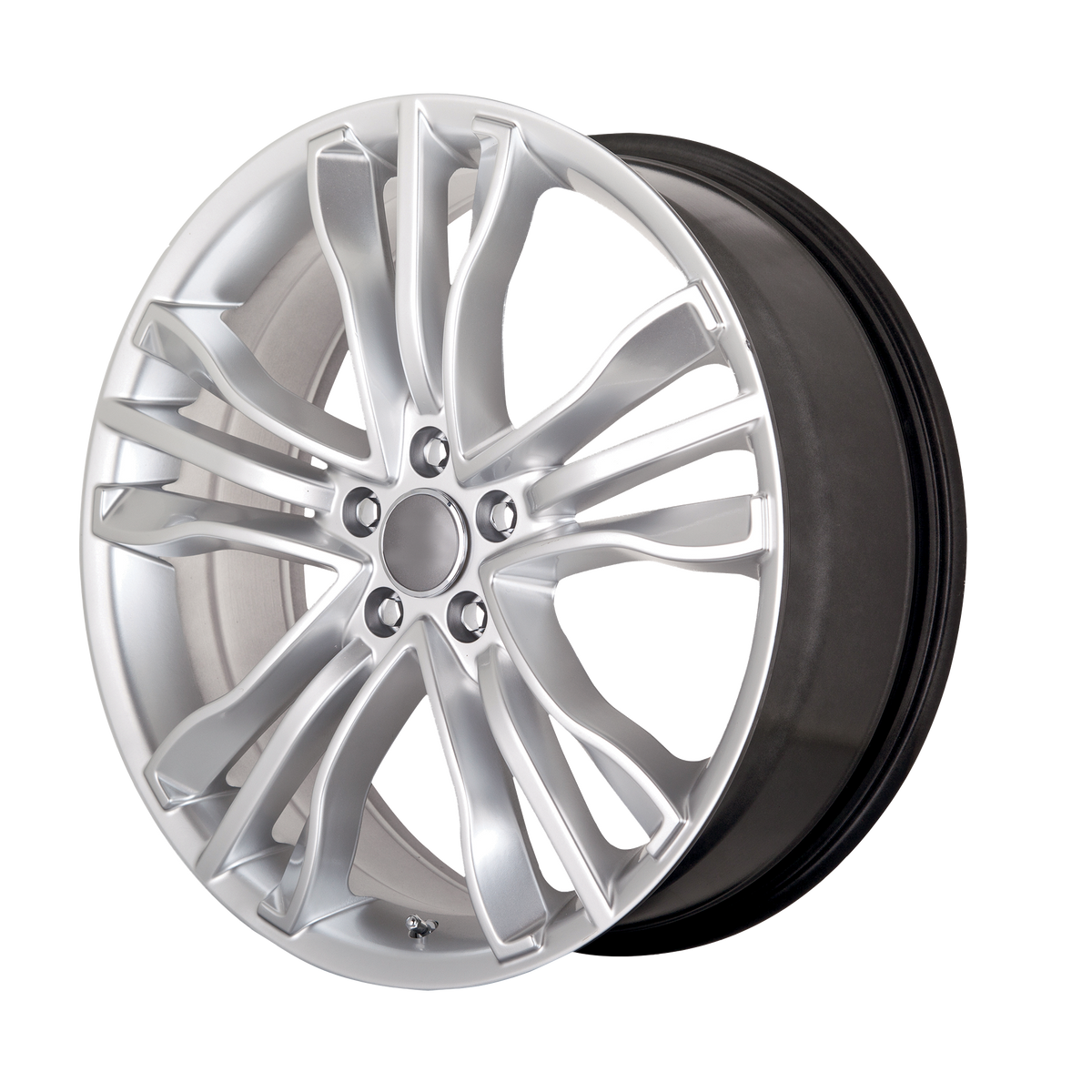 OE Creations PR142 Hyper Silver 19x8.5 +32 5x112mm 66.6mm - WheelWiz