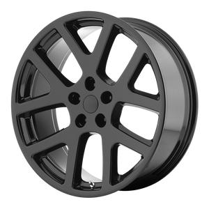 OE Creations PR149 Gloss Black With Clearcoat 20x9 +18 5x115mm 71.5mm - WheelWiz