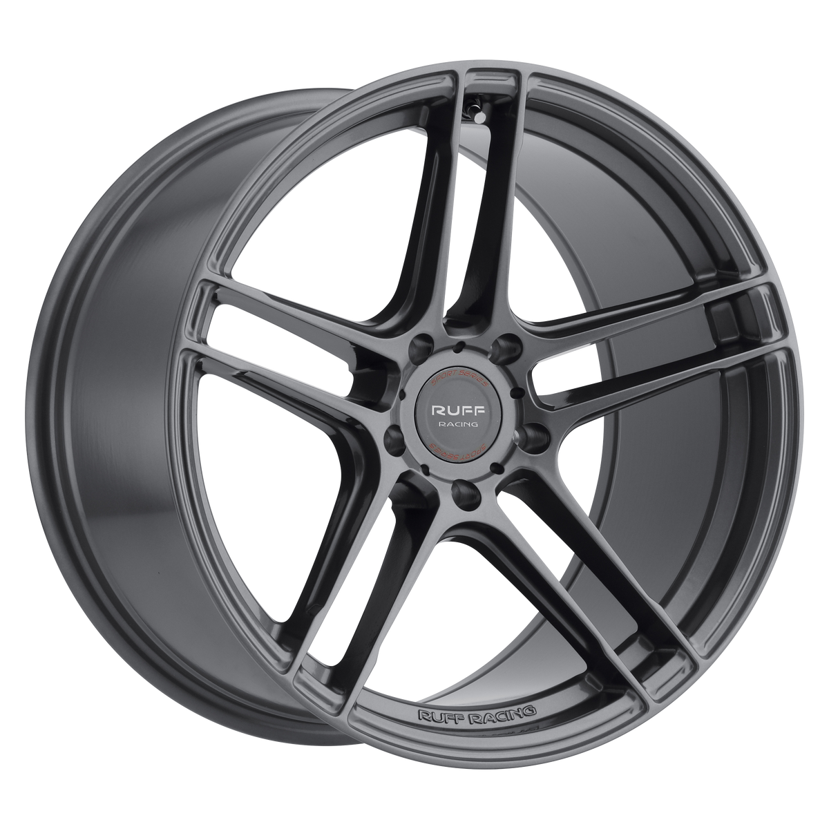 Ruff RS1 Gloss Gunmetal 18x10 +40 5x120mm 76.1mm - WheelWiz
