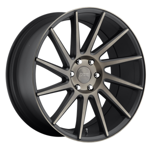 DUB S128 CHEDDA Matte Black Double Dark Tint 24x10 +30 6x139.7mm 78.1mm - WheelWiz